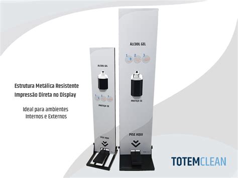 Totem Clean Totem para Álcool em Gel Home