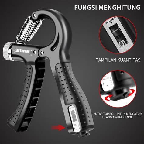 Jual Handgrip Hand Grip 5 60 Kg Alat Bantu Fitness Otot Lengan