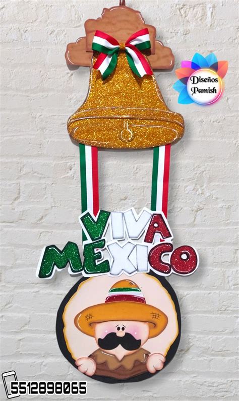 Colgante 🇲🇽 Viva México 🇲🇽 Manualidades 15 De Septiembre Decoracion