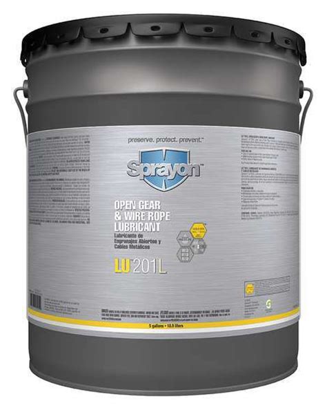 Sprayon Open Gear Wire Rope Lubricant Gal S Zoro