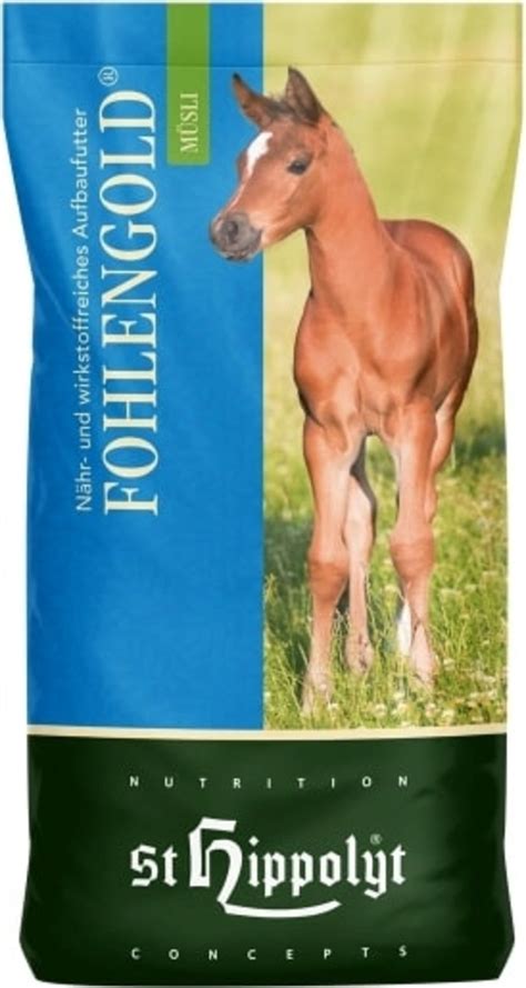 St Hippolyt Fohlengold Müsli 20 kg EquusVitalis Onlineshop