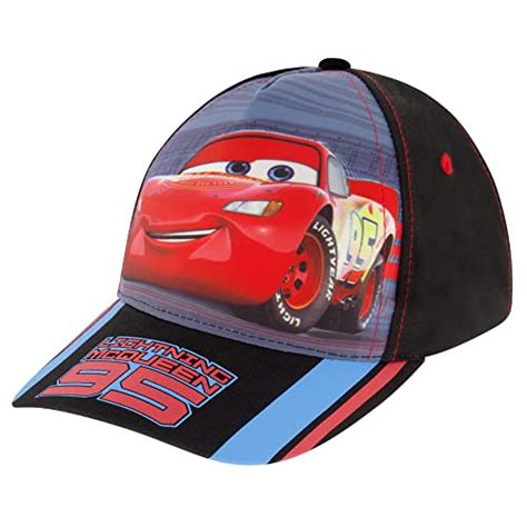 Disney Boys Baseball Cap, Lightning McQueen Adjustable Toddler Hat ...