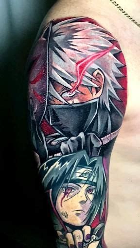 Kakashi From Naruto Tattoo By Dave Vero Ink Video Anime Tattoos