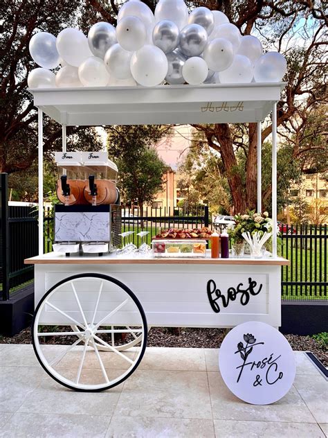 Mobile Bar Cart Mobile Coffee Cart Wedding Bar Wedding Food Party