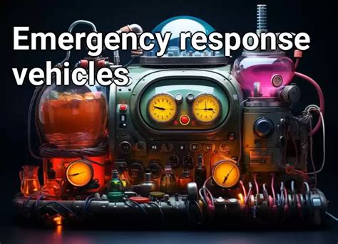 Emergency response vehicles – Technology.Gov.Capital