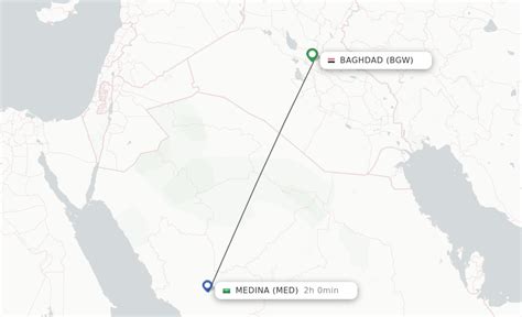 Direct Non Stop Flights From Baghdad To Madinah Schedules