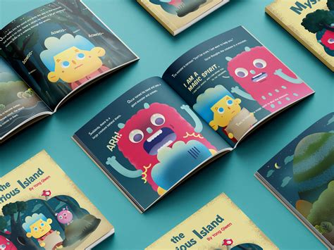 Children Storybook - The Mysterious Island on Behance