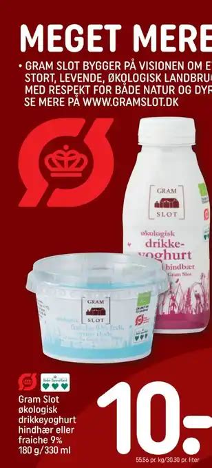 Gram Slot Kologisk Drikkeyoghurt Hindh R Eller Fraiche G Ml