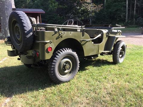 Rust Free 1942 Willys Mb Military Jeep Wwii Gpw For Sale