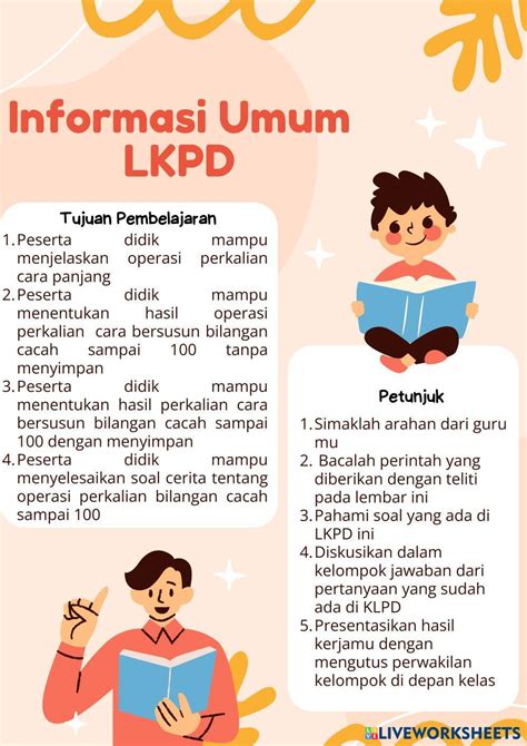 Lkpd Perkalian Bilangan Cacah Sampai 100 Live Worksheets