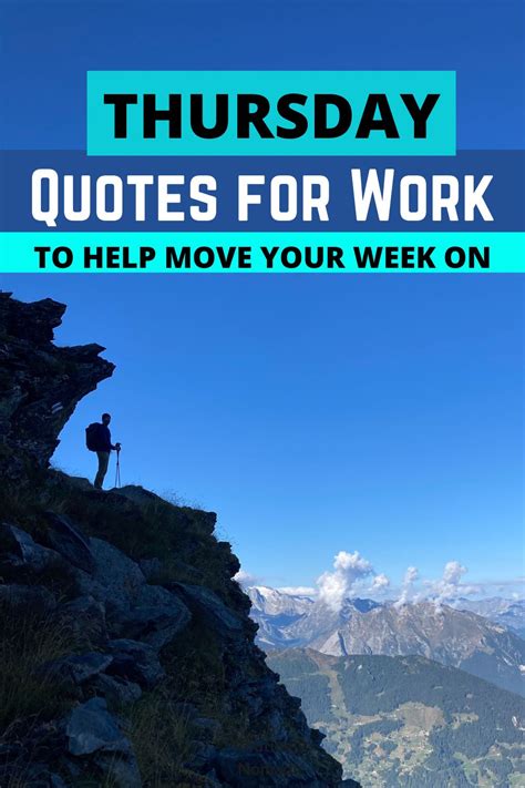 100 Best Thursday Quotes for Work | Routinely Nomadic