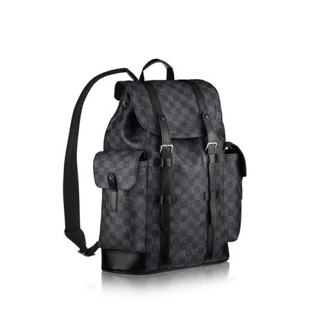 Louis Vuitton Christopher Pm Backpack Black Damier Graphite Size One