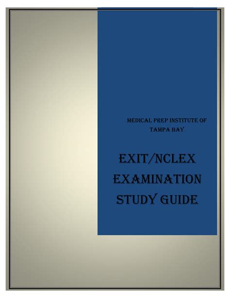 SOLUTION Nclex Examination Guide Studypool