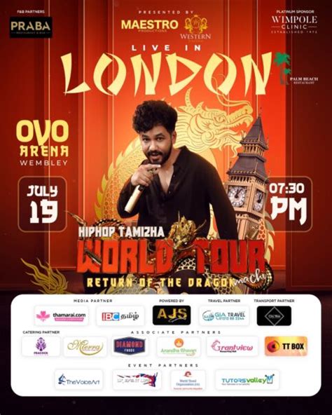 Hip Hop Tamizha Live at OVO Wembley London 2024