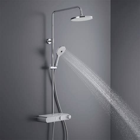 Duravit Shower Systems Duschsystem Shelf 1050 MinusFlow Mit