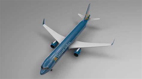 Airbus A321 Neo Vietnam Airlines L302 3d Model 170 C4d Unknown Free3d