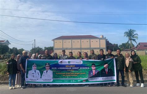 Memperingati Hari Lingkungan Hidup Sedunia UPT DLH Dan RTH Mandau