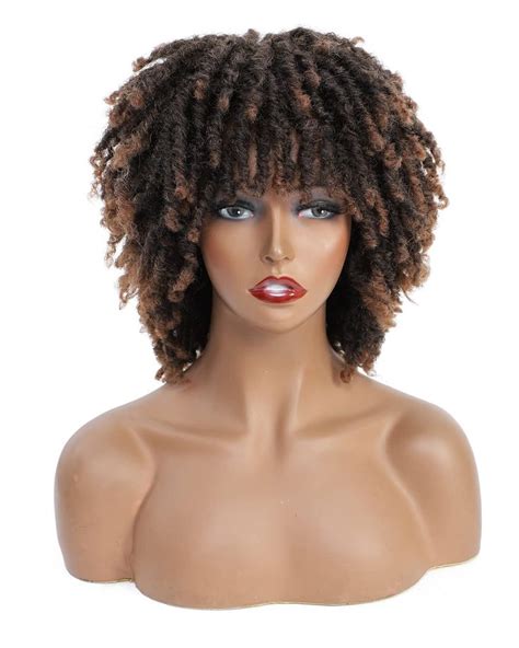 Synthetic Dreadlock Wig, Synthetic Hair, Short Curly Wigs, Womens Wigs ...