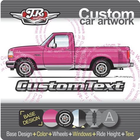 Custom 92 1992 93 1993 1994 94 95 1995 F 150 Flareside Etsy