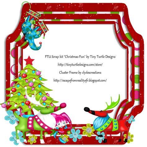 Escape From Reality Blog Ftu Christmas Fun Clusters And Cluster Frames