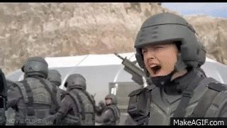 Starship Troopers (6/8) Movie CLIP - Ripped Apart (1997) HD on Make a GIF