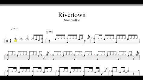 Scott Wilkie Rivertown Drum Score Drum Sheet Music YouTube