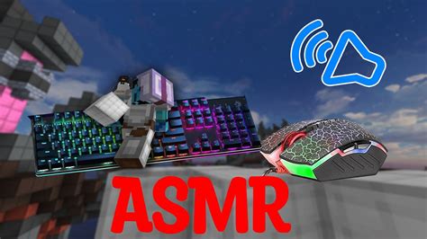 Keyboard Mouse Asmr Sounds Handcam Minecraft Bedwars Youtube