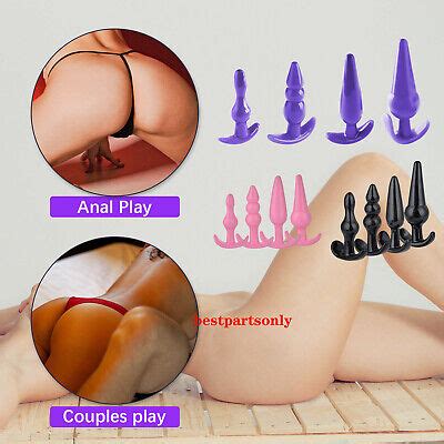 Pcs Anal Trainer Beginner Set Butt Plug Stimulator Sex Toys For Men