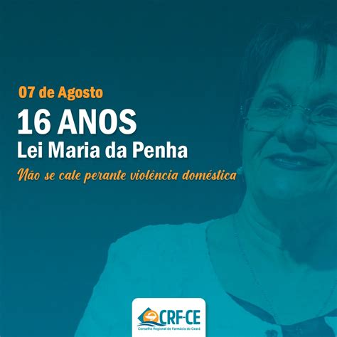 Calend Rio Agosto Dia Da Lei Maria Da Penha Crf Ce