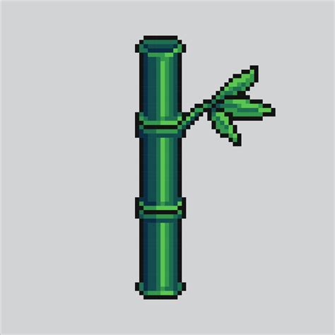 Pixel Art Illustration Bamboo Pixelated Bamboo Bamboo Pixelated For