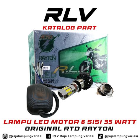 Jual Lampu Led Sisi Rtd Rayton Bohlam Lampu Motor Lampu Headlamp