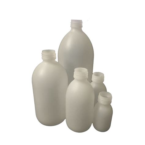 60ml Natural HDPE Plastic Bottle Suitable For Most Chemicals 28mm Neck