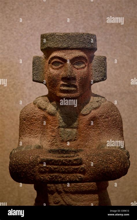 Statue Of A Toltec Warrior Found In The Ancient Toltec Capital Of Tula