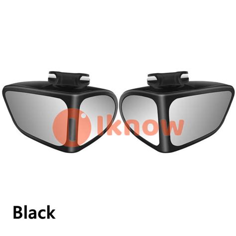 1 Pair Car Blind Spot Mirror Wide Angle Mirror 360 Rotation Adjustable