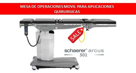 Liquidaci N Mesa De Operaciones Movil Schaerer Premium Medical