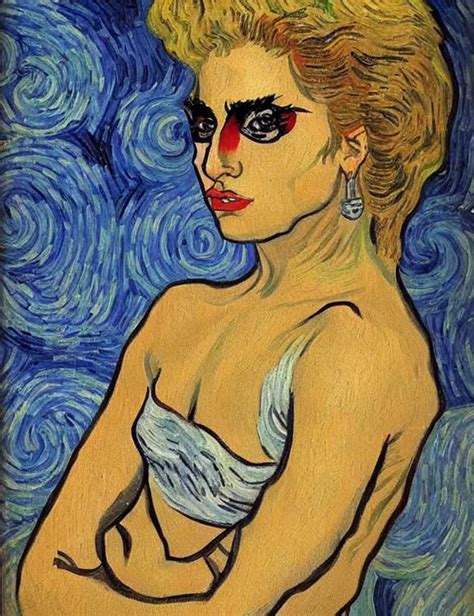 A Painting Of Lady Gaga By Vincent Van Gogh Stable Diffusion Openart