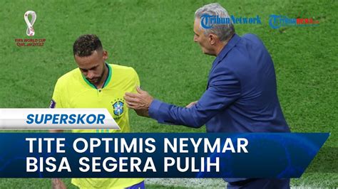 Pelatih Brasil Tite Optimis Neymar Bisa Segera Pulih Dan Bela Brasil