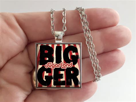 Sugarland - Bigger - Album Cover Art Pendant Necklace – Hollee