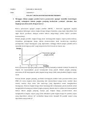 Tugas Pengantar Ekonomi Makro Khoirul Hidayat Docx Nama