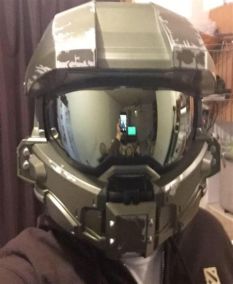 Let's finish the fight! (Halo Motorcycle Helmet) : r/halo