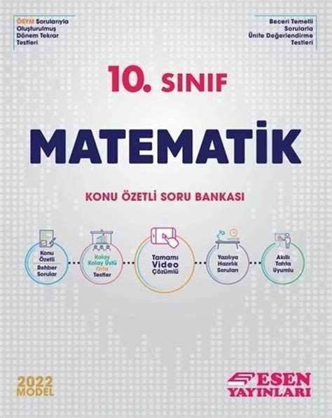 Esen Yay Nlar S N F Matematik Konu Zetli Soru Bankas