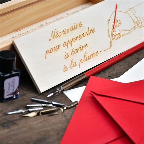 Coffret De Calligraphie Pour Crire La Plume Et L Encre