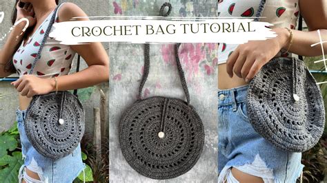 How To Crochet A Bag For Beginners Crochet Boho Bag Tutorial