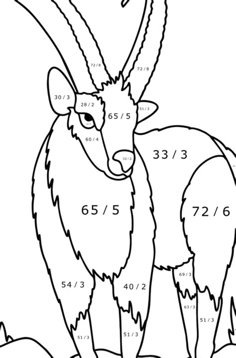 Coloriage Ch Vre De Montagne Sib Rienne En Ligne Ou Imprimer