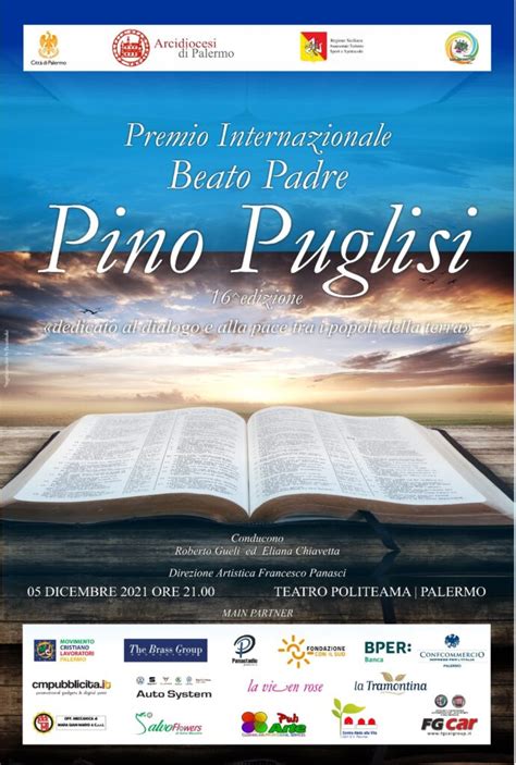 XVI Edizione Del Premio Internazionale Beato Padre Pino Puglisi