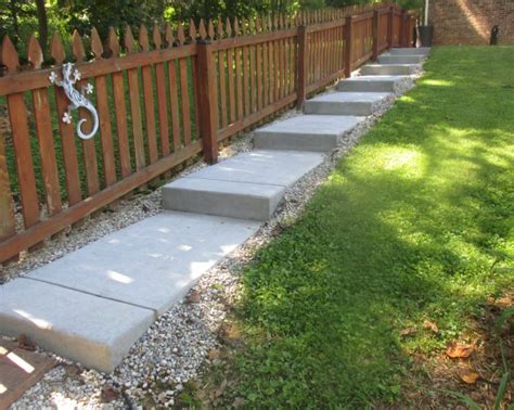 Steps And Patio Broom Finish Kenney Concrete