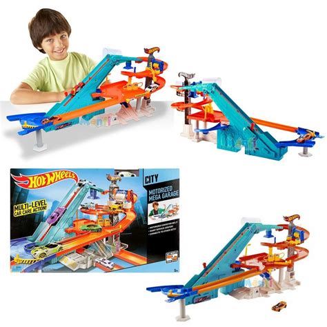 Hot Wheels Motorized Mega Garage New Set And Ready Stock Toys And Games Diecast And Toy Vehicles