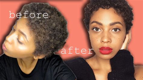 Natural Hair Tutorial How To Do A Wash And Go On 4c Twa Super Short