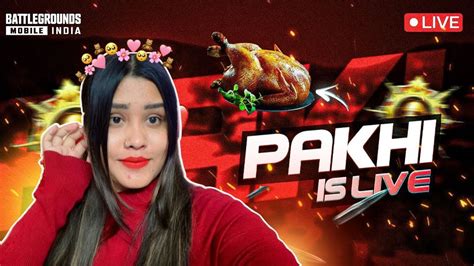 Bgmi Live Girl Chicken Dinner Only Pakhi Is Live Bgmi Live