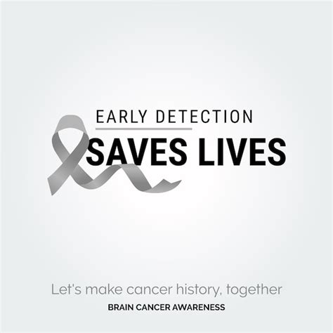 Free Vector Resilience Illustrated Brain Cancer Design Template